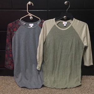 Lularoe 3/4 sleeve tops (bundle of 2)